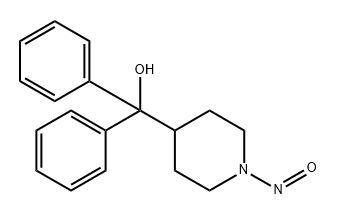 (1-nitrosopiperidin-4-yl)diphenylmethanol Structure