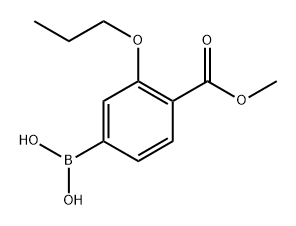 4-(Methoxycarbonyl)-3-propoxyphenylboronic acid Structure