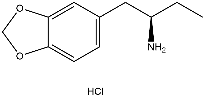 (R)-1-(benzo[d][1,3]dioxol-5-yl)butan-2-amine hydrochloride Structure