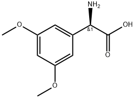 Benzeneacetic acid, α-amino-3,5-dimethoxy-, (R)- (9CI) Structure