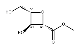 2,4-Anhydro-L-ribonic acid methyl ester 구조식 이미지