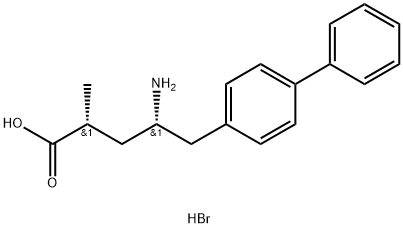 (2R,4S)-4-Amino-5-(biphenyl-4-yl)-2-methyl pentanoic acid hydrobromide Structure