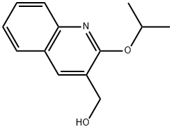 (2-isopropoxyquinolin-3-yl)methanol Structure