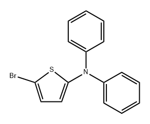 2-Thiophenamine, 5-bromo-N,N-diphenyl- Structure