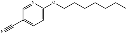 6-(Heptyloxy)-3-pyridinecarbonitrile Structure