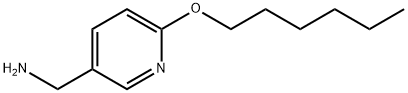 6-(Hexyloxy)-3-pyridinemethanamine Structure