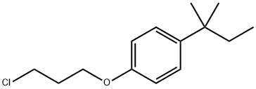 1-(3-Chloropropoxy)-4-(1,1-dimethylpropyl)benzene Structure