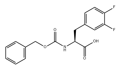 Cbz-L-3,4-Difluorophenylalanine Structure
