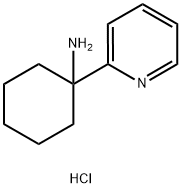 1-(2-Pyridinyl)cyclohexanamine hydrochloride (1:1) Structure