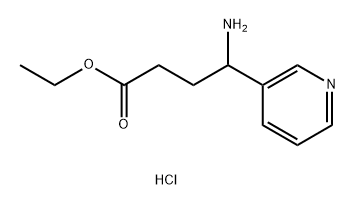 4-Amino-4-pyridin-3-yl-butyric acid ethyl ester dihydrochloride 구조식 이미지