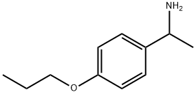 1-(4-propoxyphenyl)ethanamine(SALTDATA: HCl) 구조식 이미지