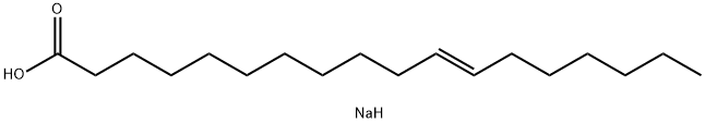 11-Octadecenoic acid, sodium salt, (11E)- (9CI) Structure