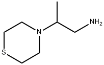 4-Thiomorpholineethanamine, β-methyl- Structure