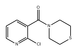 (2-Chloropyridin-3-yl)(thiomorpholino)methanone Structure