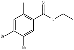 Ethyl 4,5-dibromo-2-methylbenzoate Structure