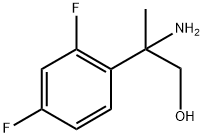 2-amino-2-(2,4-difluorophenyl)propan-1-ol 구조식 이미지