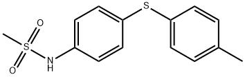 N-[4-[(4-Methylphenyl)thio]phenyl]methanesulfonamide Structure