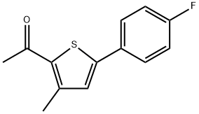 1-[5-(4-Fluorophenyl)-3-methyl-2-thienyl]ethanone Structure