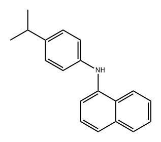 N-[4-(1-Methylethyl)phenyl]-1-naphthalenamine Structure