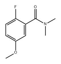 2-Fluoro-5-methoxy-N,N-dimethylbenzamide 구조식 이미지