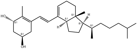 9,10-Secocholesta-5(10),6,8-triene-1,3-diol, (1α,3β,6E)- (9CI) Structure