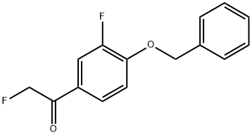 1-(4-(benzyloxy)-3-fluorophenyl)-2-fluoroethanone Structure