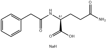 Sodium Phenylacetyl Glutamine Structure