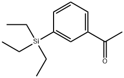 1-[3-(Triethylsilyl)phenyl]ethanone Structure