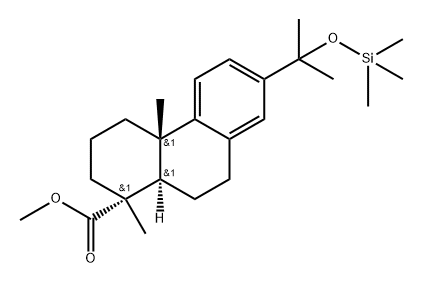 Methyl 15-[(trimethylsilyl)oxy]abieta-8,11,13-trien-18-oate Structure