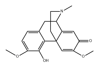 Floripavine (Salutaridine) 구조식 이미지