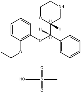 (R,R)-reboxetine (Mesylate) Structure