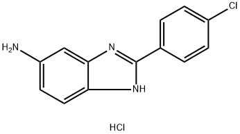 2-(4-chlorophenyl)-1{H}-benzimidazol-5-amine Structure