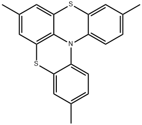 [1,4]Benzothiazino[2,3,4-kl]phenothiazine, 3,7,11-trimethyl-, (-)- Structure