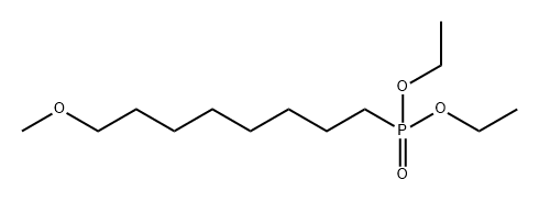 m-PEG1-C6-phosphonic acid ethyl ester Structure
