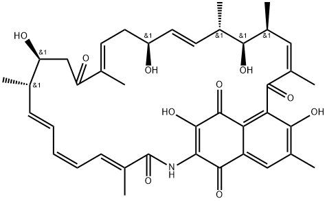 30-데클로로-30-하이드록시나프토마이신A 구조식 이미지