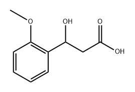 3-hydroxy-3-(2-methoxyphenyl)propanoic acid Structure