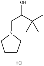 3,3-dimethyl-1-pyrrolidin-1-ylbutan-2-ol Structure