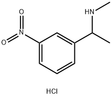 Benzenemethanamine, N,α-dimethyl-3-nitro-, hydrochloride (1:1) Structure