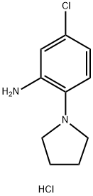 (5-Chloro-2-pyrrolidin-1-ylphenyl)amine Structure