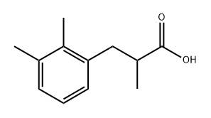 Benzenepropanoic acid, α,2,3-trimethyl- Structure