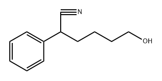 Benzeneacetonitrile, α-(4-hydroxybutyl)- 구조식 이미지