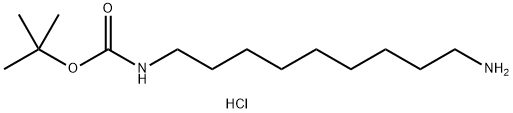 N-(t-Butoxycarbonyl)-1,9-diaminononane hydrochloride Structure