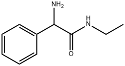 Benzeneacetamide, α-amino-N-ethyl- Structure