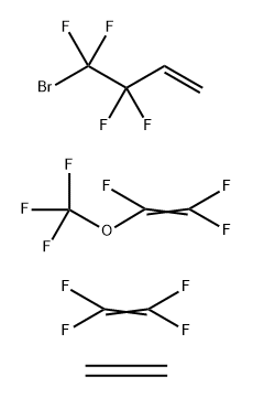 4-Bromo-3,3,4,4-tetrafluoro-1-butene polymer with ethene tetrafluoroethene and trifluoro(trifluoromethoxy)ethene Structure
