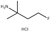 2-Butanamine, 4-fluoro-2-methyl-, hydrochloride (1:1) Structure