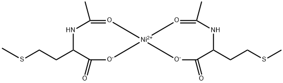 Nickel, bisN-(acetyl-.kappa.O)-L-methioninato-.kappa.O- Structure