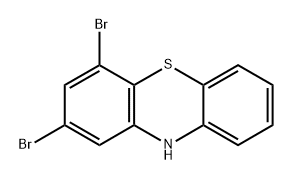 2,4-Dibromo-10H-phenothiazine Structure