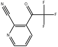 3-(2,2,2-Trifluoroacetyl)picolinonitrile Structure