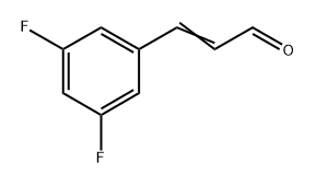 2-Propenal, 3-(3,5-difluorophenyl)- 구조식 이미지