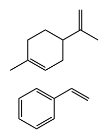 Ethenylbenzene/1-methyl-4-(1-methylethenyl)-cyclohexene hydrogenated copoly Structure